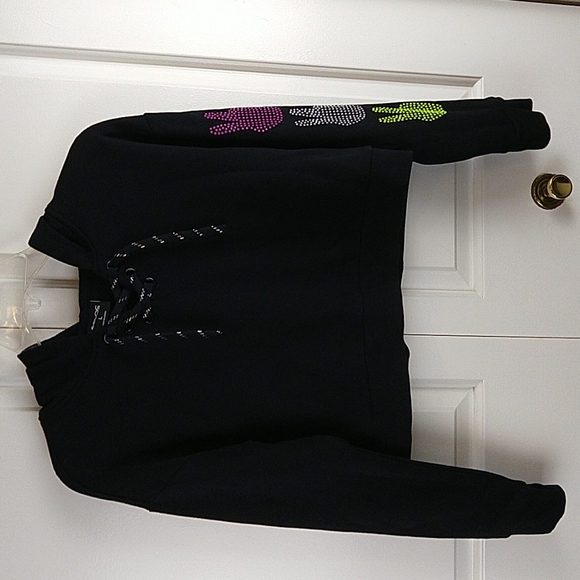 ZELOS Shirts & Tops Zelos Peace Sign Hoodie Activewear Poshmark